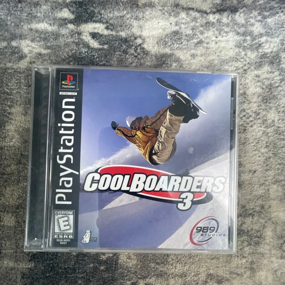 Cool Boarders 3 PlayStation PS1 Snowboarding Game 989 Studios Retro Sports 1998